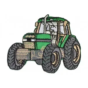 Strykmärke Traktor Grön 6x6,5 cm – 1 st Expressleverans