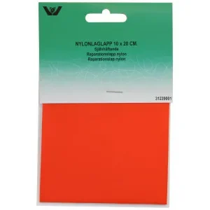 Reparationslapp Självhäftande Nylon Röd 10x20 cm – 1 st. Endast denna vecka