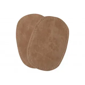 Armbågslappar Imiterat Mocka Oval Beige 10x15 cm – 2 st Nyhet