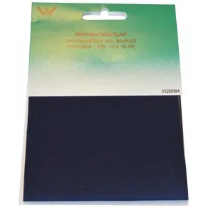 Strykmärke / Reparationslapp Polyester/Bomull Marin 10x40 cm – 1 st. Sänkt pris