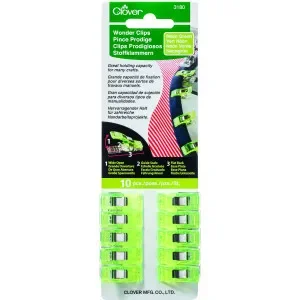 Lägg i varukorgen Clover Wonder Clips Grön 10 st.