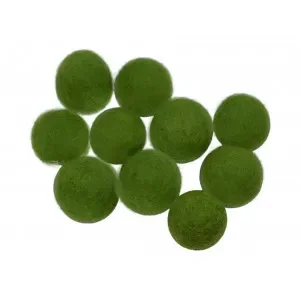 Endast denna vecka Filtkulor 10mm Grön GN4 – 10 st.