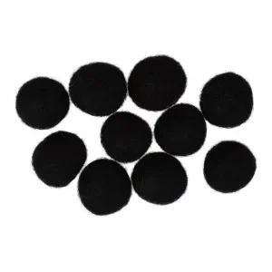 Outlet Filtkulor 20mm Svart – 10 st.