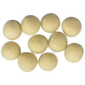 Begränsat erbjudande Filtkulor 10mm Ljusgul W3 – 10 st.