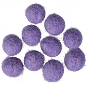 Filtkulor 10mm Ljuslila V3 – 10 st Rabatter