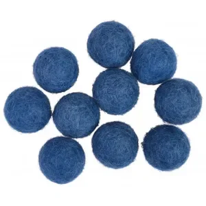 Filtkulor 20mm Mörkblå BL3 – 10 st Rabatt