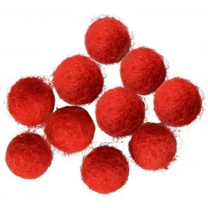 Filtkulor 10mm Röd R1 – 10 st. Bästa pris
