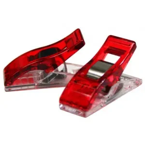 Sista chansen Clover Wonder Clips Röd 10 st.