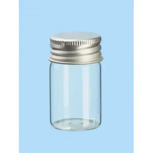 Trygg betalning Mini Glasflaska/Burk med Lock 30x50mm – 3 st