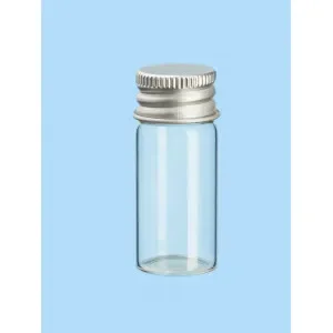 I lager Mini Glasflaska/Burk med Lock 22x50mm – 4 st