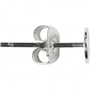 Ãronstift, L: 13 mm, 100 st., försilvrad Sista chansen
