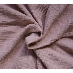 Bomull Crepe Tyg 135cm 141 Ljus Gammelrosa – 50cm Populär