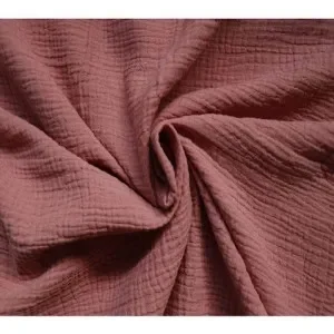 Reapris Bomull Crepe Tyg 135cm 142 Mörk Gammelrosa – 50cm