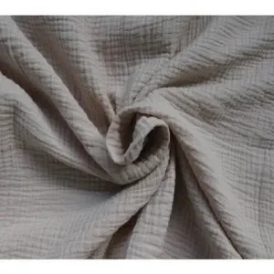 Premium Bomull Crepe Tyg 135cm 003 Sand – 50cm