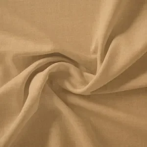 Swan Solid Bomullsväv Tyg 150cm 036 Latte brun – 50cm Endast idag