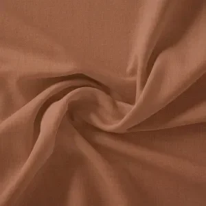 Swan Solid Bomullsväv Tyg 150cm 141 Nougat brun – 50cm Extra rabatt