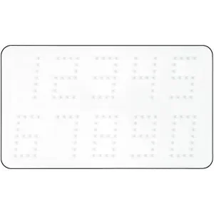 Kampanj Hama Midi Pärlplatta Siffror Vit 16x9,5cm – 1 st.