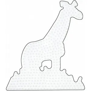 Hama Midi Pärlplatta Giraff Vit 16x14cm – 1 st. Snabb leverans