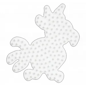 risnedsättning Hama Midi Pärlplatta Papegoja Vit 9,5x8,5 cm – 1 st.