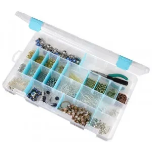 Snabb frakt ArtBin Plastlåda till knappar och tillbehör Transparent 36x23x5cm
