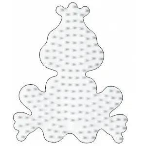 Hama Midi Pärlplatta Kungsgroda Vit 10x8cm – 1 st. Rabatter