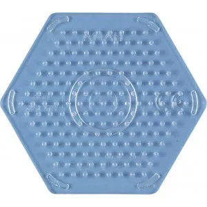 Hama Midi Pärlplatta Sexkant Liten Transparent 8x9cm – 1 st. Extra rabatt