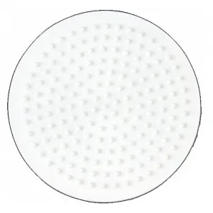 Hama Midi Pärlplatta Rund Liten Vit 8cm – 1 st. Rabatt