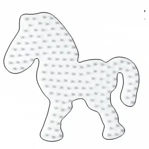 Hama Midi Pärlplatta Pony Vit 9,5x8,5cm – 1 st. Billigare
