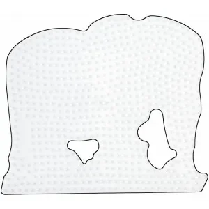Populärt val Hama Midi Pärlplatta Elefant Stor Vit 16x13,5 cm – 1 st.