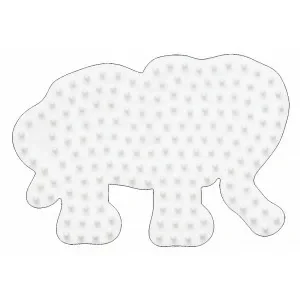 Populär Hama Midi Pärlplatta Elefant Liten Vit – 1 st.