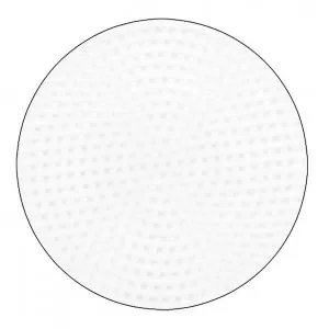 Hama Midi Pärlplatta Rund Mellan Vit 12cm – 1 st. Kampanjpris
