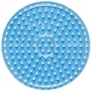 Hama Maxi Pärlplatta 8220 Rund Transparent – 1 st Begränsat antal