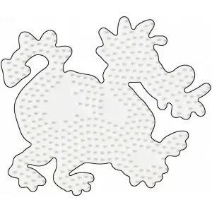 Hama Midi Pärlplatta Drake Vit 15x13cm – 1 st. Kampanjpris