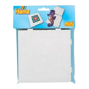 Hama Mini Påse 5201 Samlingsplatta Fyrkant Pärlplatta Vit 14x14cm – 2 st Säker betalning