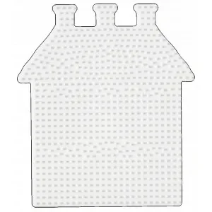 Köp online Hama Midi Pärlplatta Hus Vit 17x15cm – 1 st.