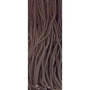 Handla nu Lädersnöre Rundskuren Antikbrun 100cm 1,5mm