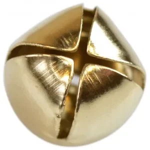 Bjällra / Skallra Guld 12mm – 10 st. Rabatt
