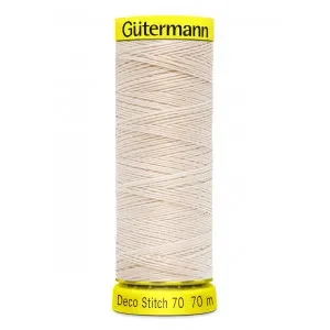 Gütermann Deco Stitch 70 Sytråd Polyester 802 – 70m Expressleverans