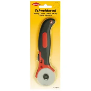 Säker betalning Kleiber Rullkniv Svart/Röd Ø45mm 17cm