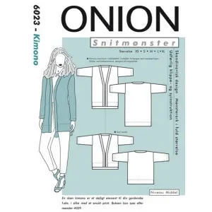 ONION Snittmönster 6023 Kimono Storlek. XS-XL Köp online