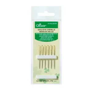 Clover Guldöga Nål Chenille Nr. 22 – 6 st Billigare