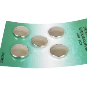 Snabb leverans Ãverdragsknappar 19mm – 5 st