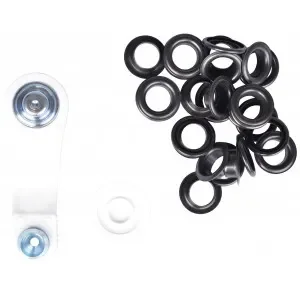 Sista chansen Prym Ãljetter / Segelringar Svart Oxyd. 11mm – 15 st