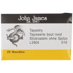 John James Stramaljnålar Trubbiga strl. 18 – 25 st. Premium
