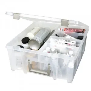 Billigare ArtBin Super Satchel Plastlåda till tillbehör Transparent 37,5x36x16cm