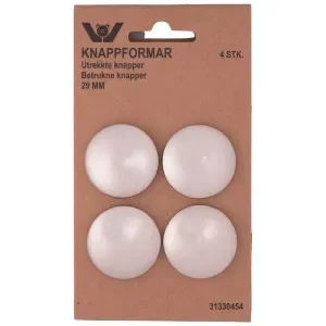 Rea Ãverdragsknappar 29mm – 4 st