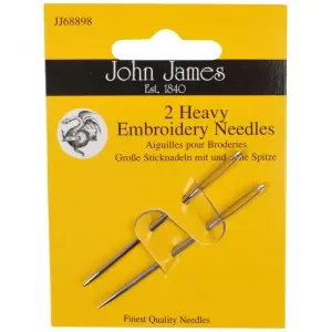 Kampanjpris John James Broderinålar Kraftig – 2 styck