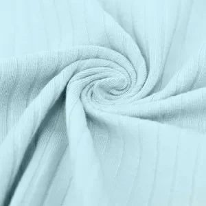 Jersey Rib Cotton Tyg 140cm 1201 Ljusblå – 50cm Beställ idag
