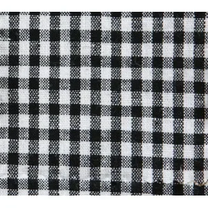 Lägg i varukorgen Köksrutor 4x4mm Bomullstyg 999 Svart 140cm – 50cm