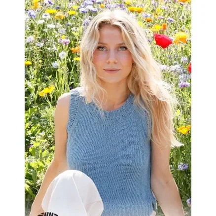 Säker betalning Bayou Belle by DROPS Design – Topp Stickmönster str. XS – XXL